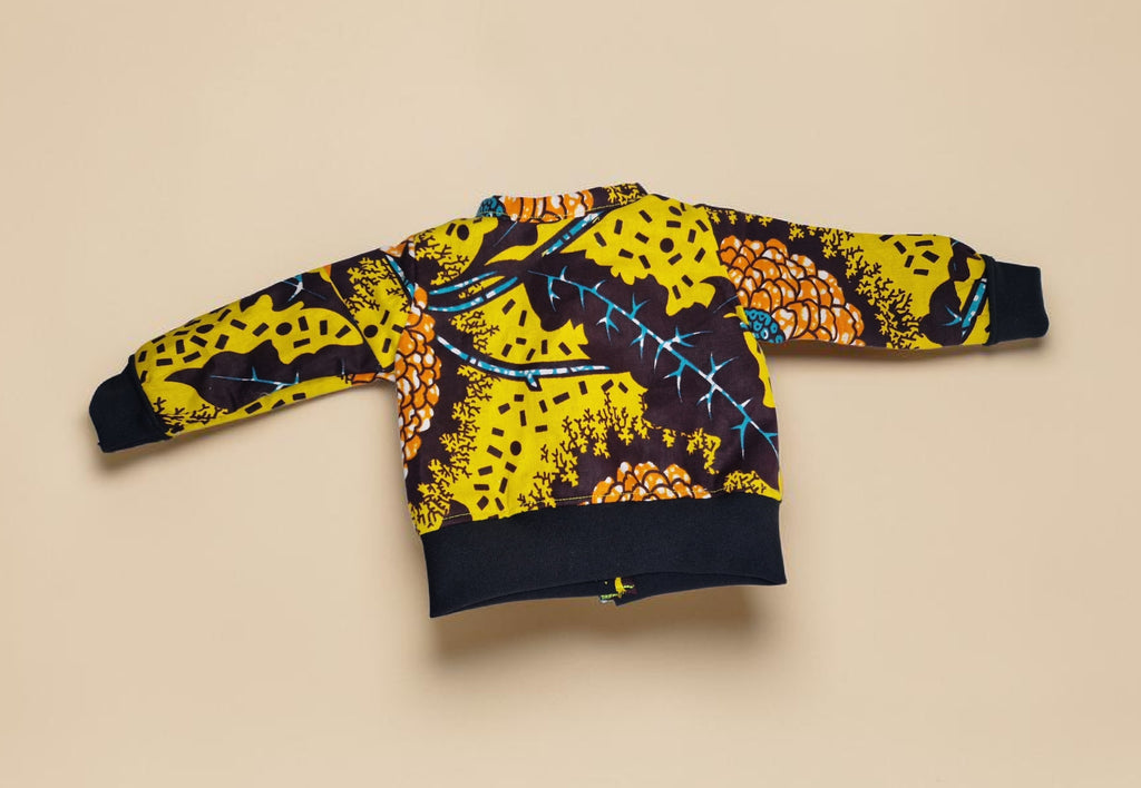 African Waxprint Baby Jacket & Headband Set Size 62 (499kr)