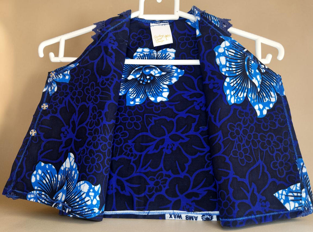 African waxprint Baby Dress & Headband Set(429 kr)