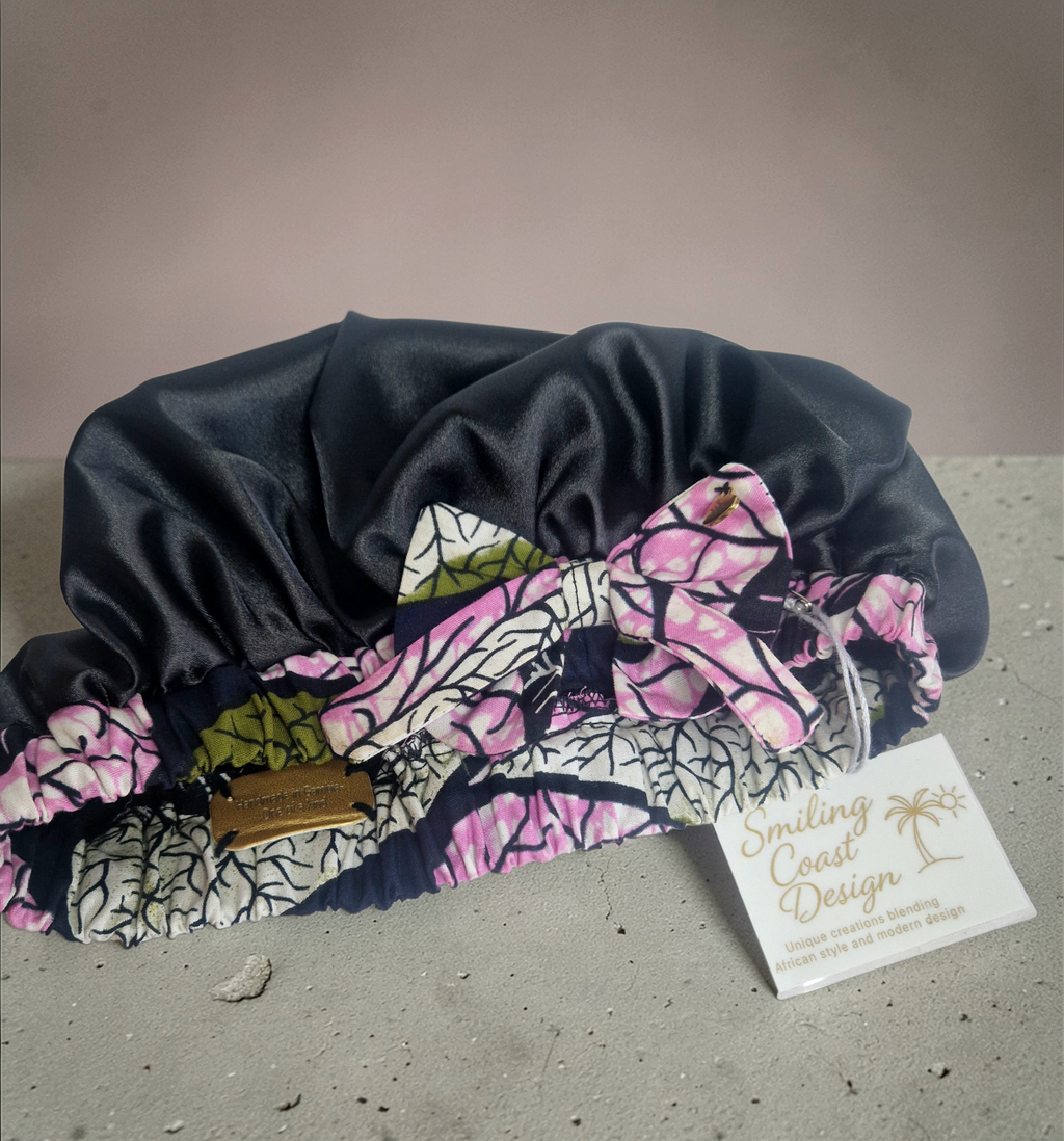 African Waxprint / Satin Bonnet (229kr)