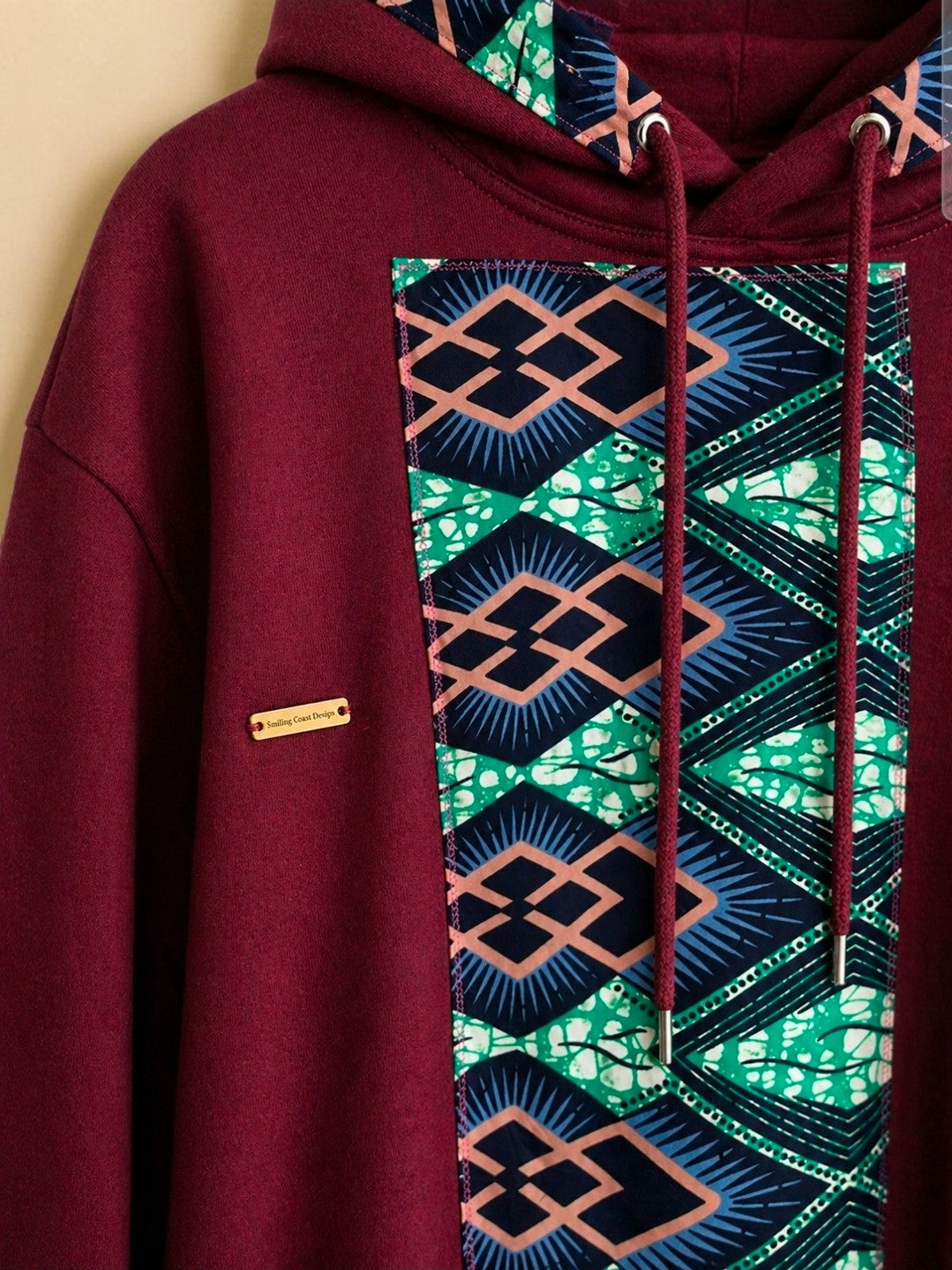 African Waxprint Hoodie Size S (895 kr)