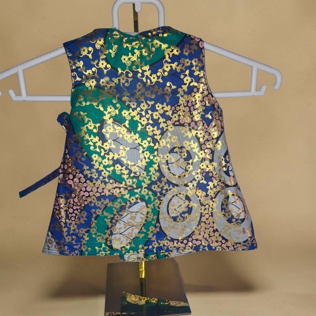 African waxprint Baby Dress & Headband Set (349 kr)