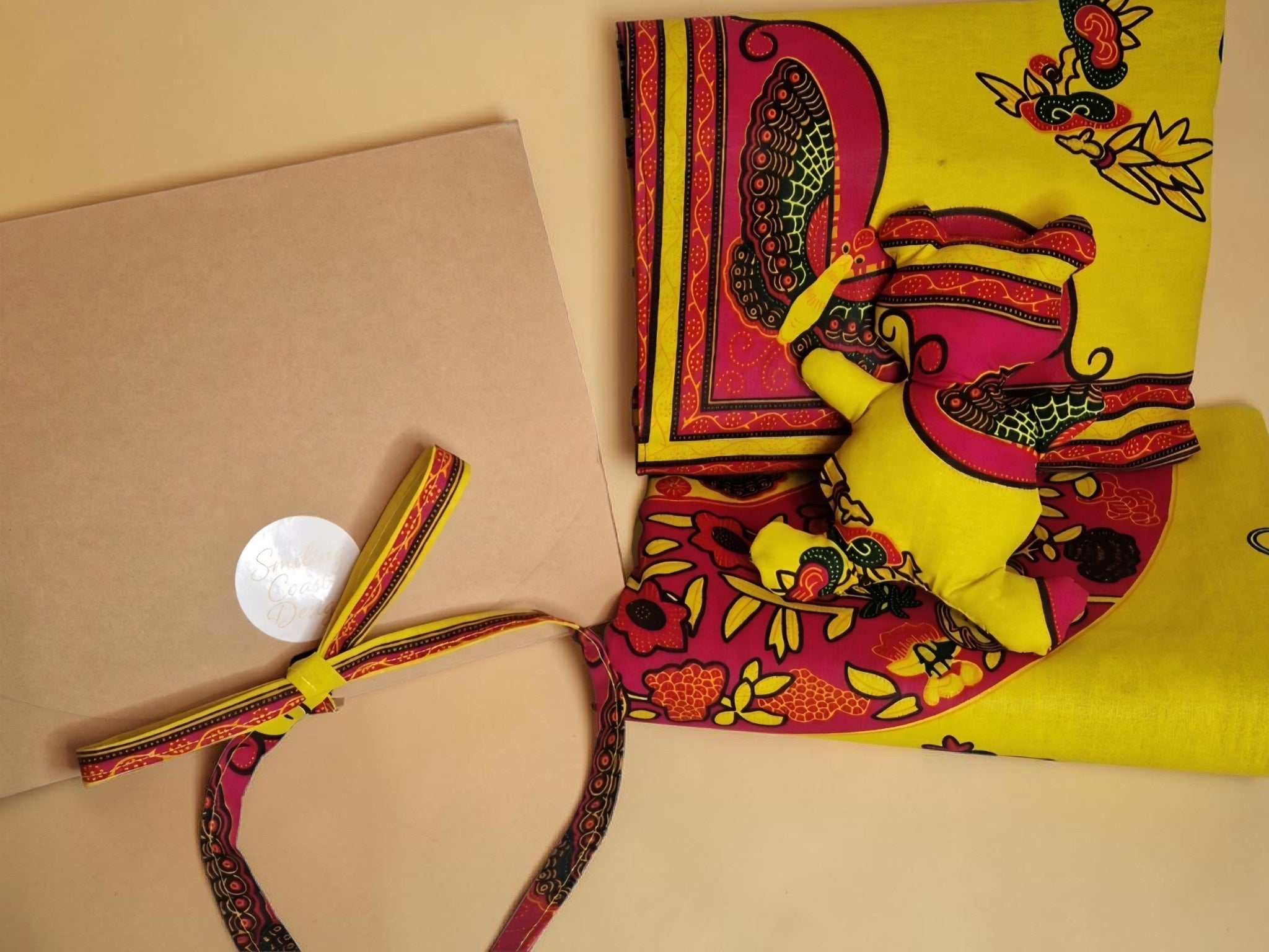 African Wax Print Baby Blanket Set(995 kr)