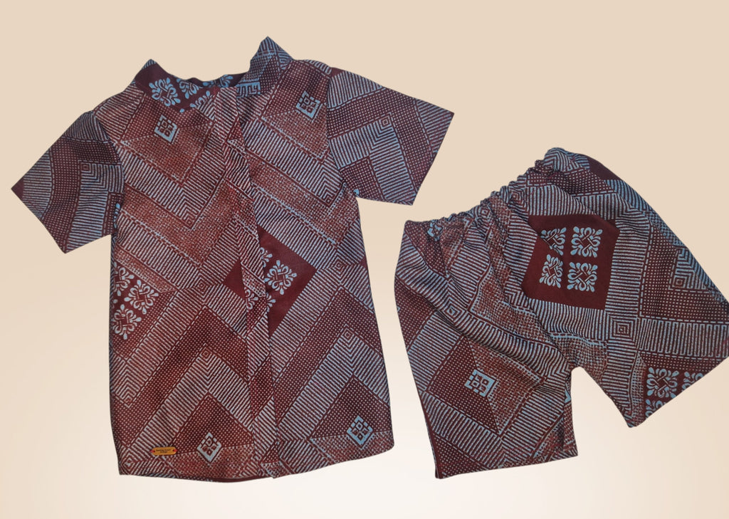 African waxprint Baby Boy Set(449 kr)