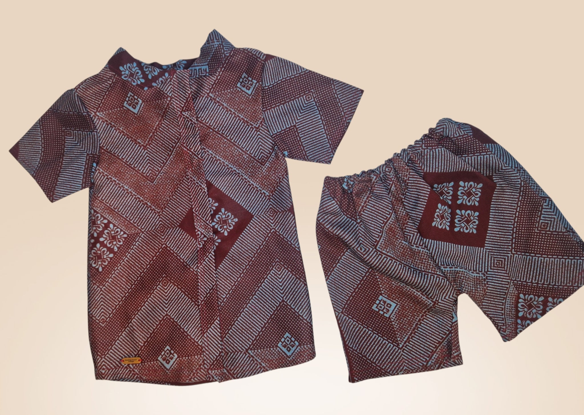 African waxprint Baby Boy Set(449 kr)