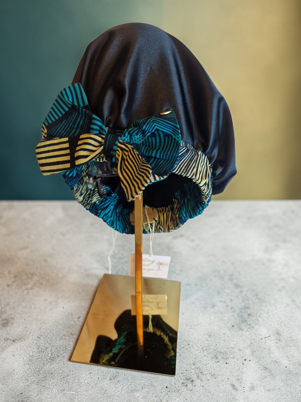 African Waxprint / Satin Bonnet (229kr)