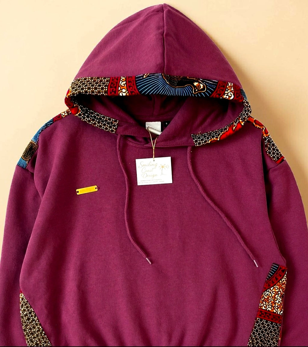 African Waxprint Hoodie Size S (895 kr)