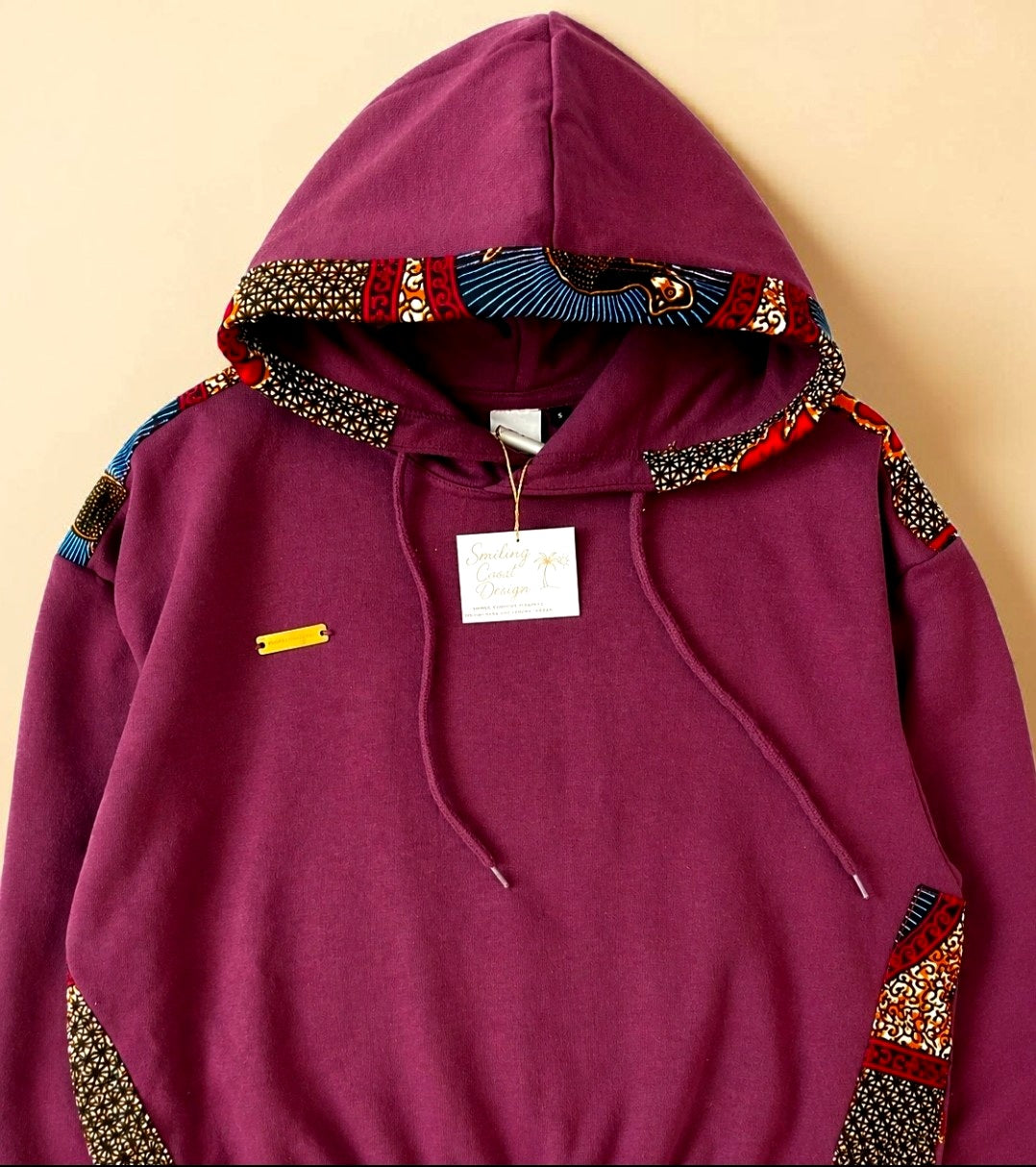 African Waxprint Hoodie Size S (895 kr)