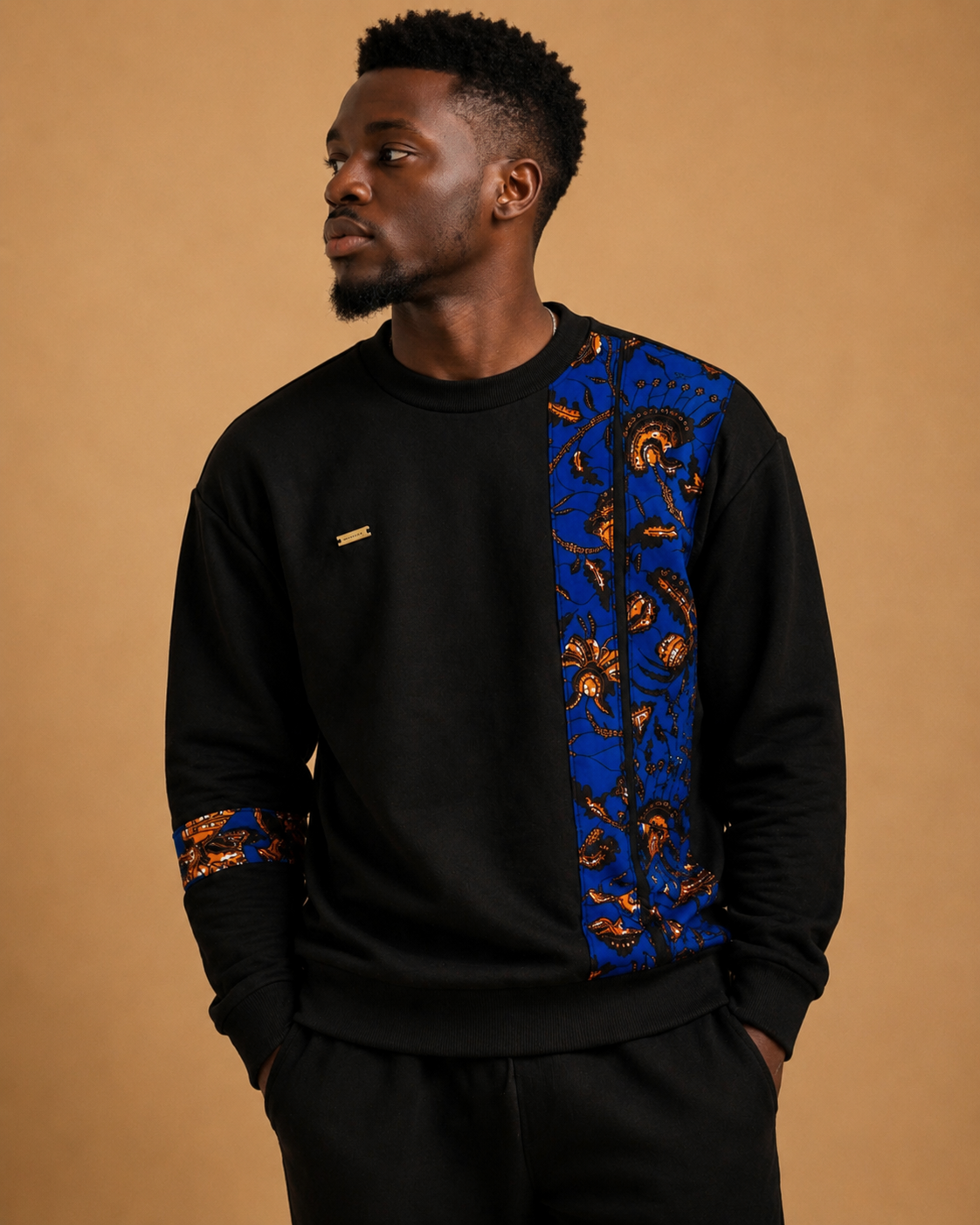 African Waxprint Sweatshirt Size M (895 kr)