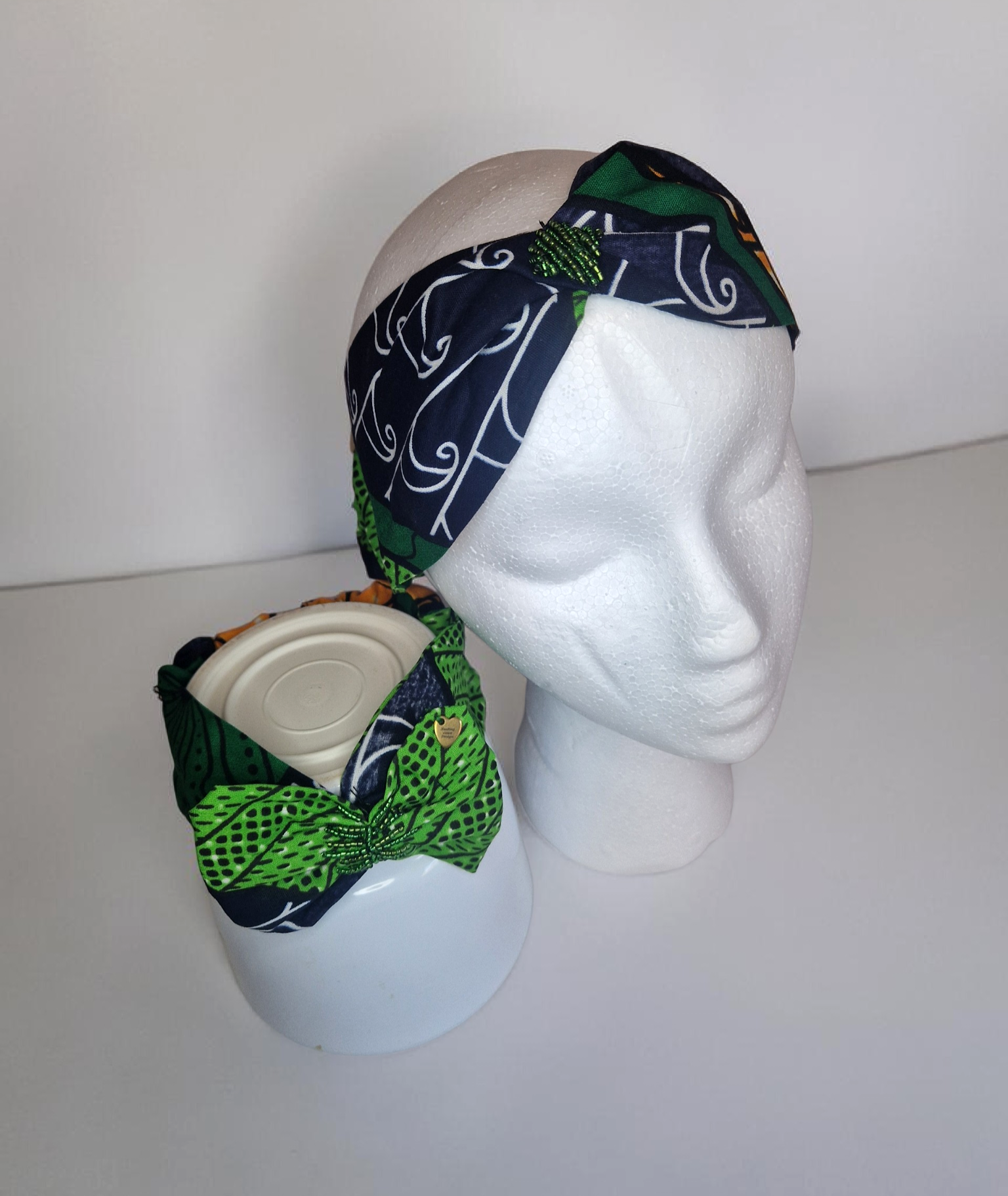 Mommy & Baby African waxprint - Headband Set (329 kr)