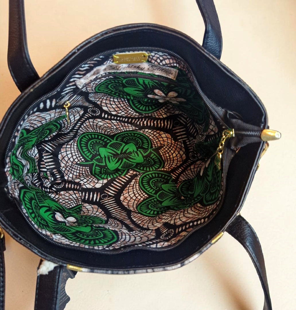 Luxury Animal Print Tote Bag Set with Wallet (995 kr)