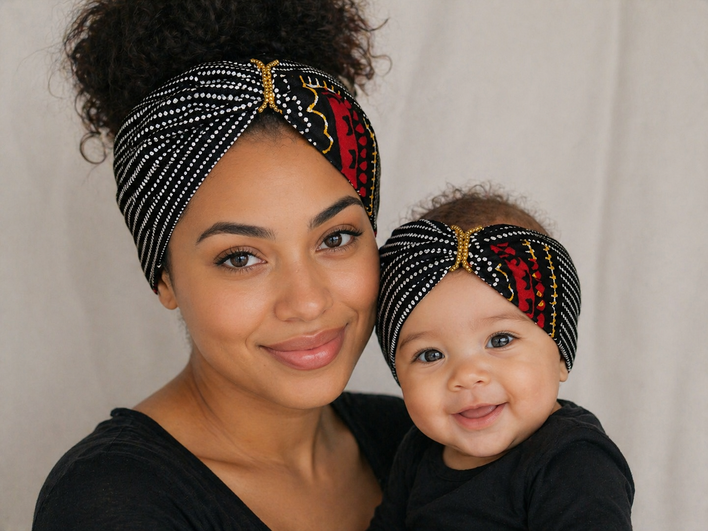 Mommy & Baby- African waxprint Headband Set(319 kr)