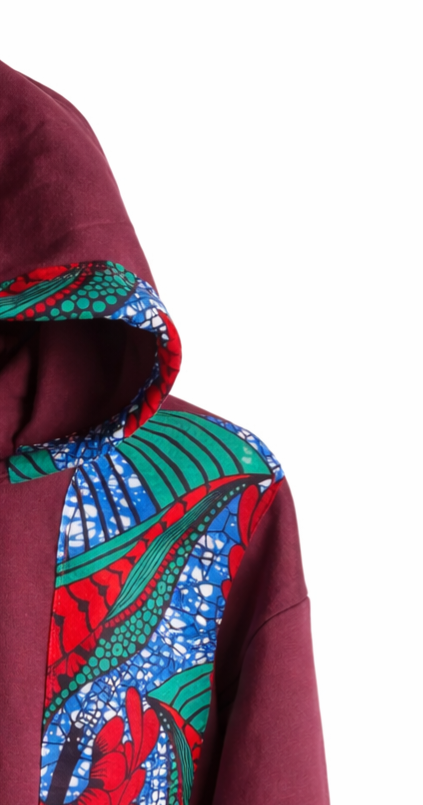 African Waxprint Hoodie Size M (895 kr)