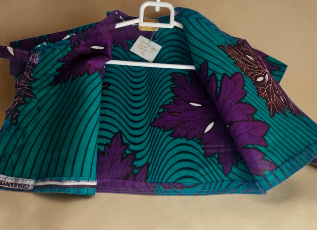 African Waxprint Baby Dress & Headband Set (399 kr)