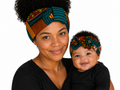 Mommy & Baby -African Waxprint Headband Set (329 kr)
