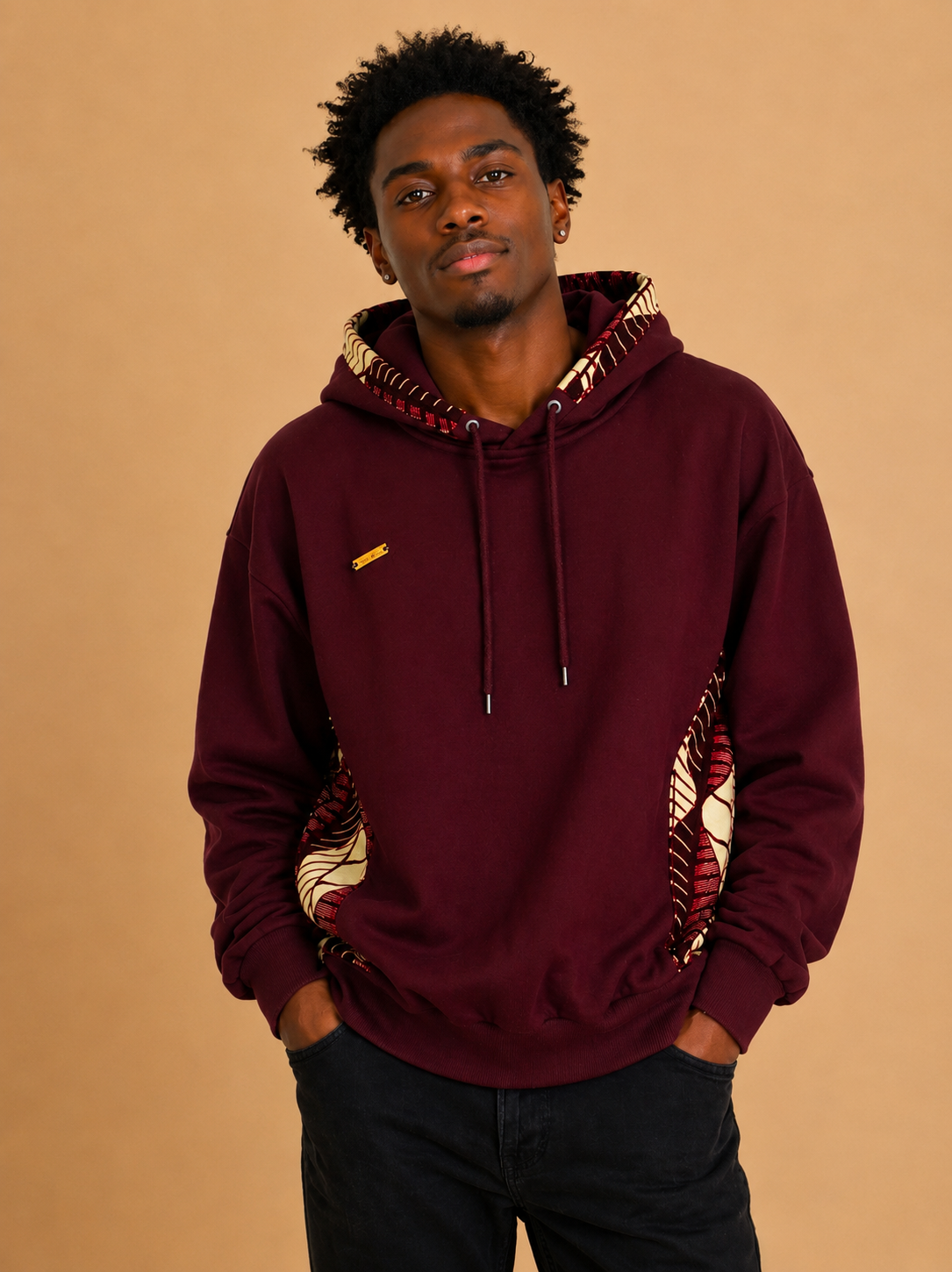 African Waxprint Hoodie Size M (895 kr)