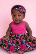 Blossom Pink – Baby Skirt & Headband Set (3–6 Months)(349 kr)