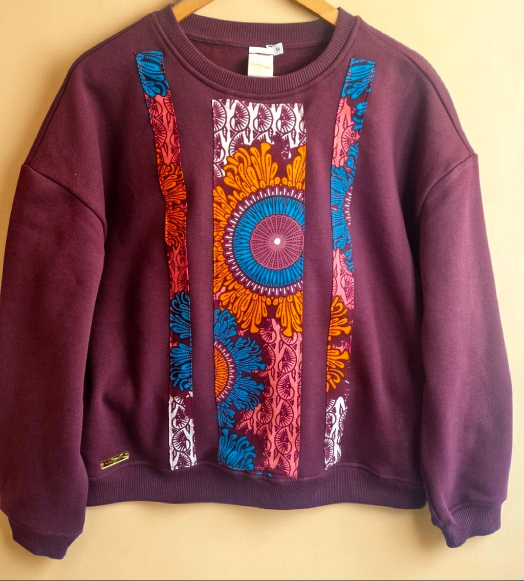African Waxprint Sweatshirt Size M (895 kr)