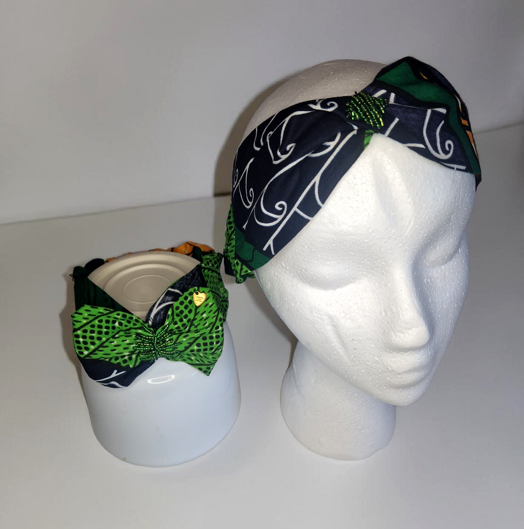 Mommy & Baby African waxprint - Headband Set (329 kr)