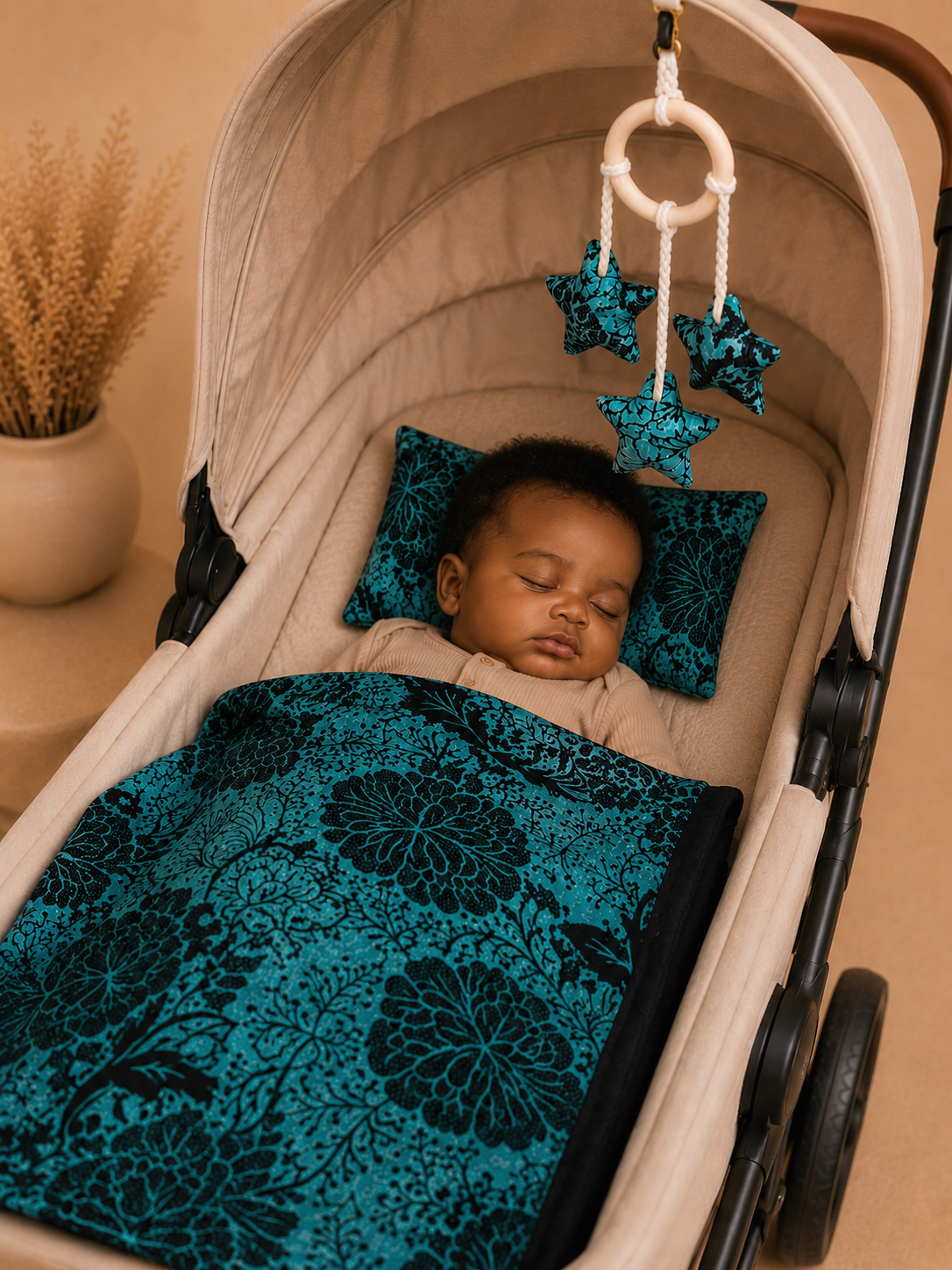 African waxprint /Baby Stroller Set (995 kr)