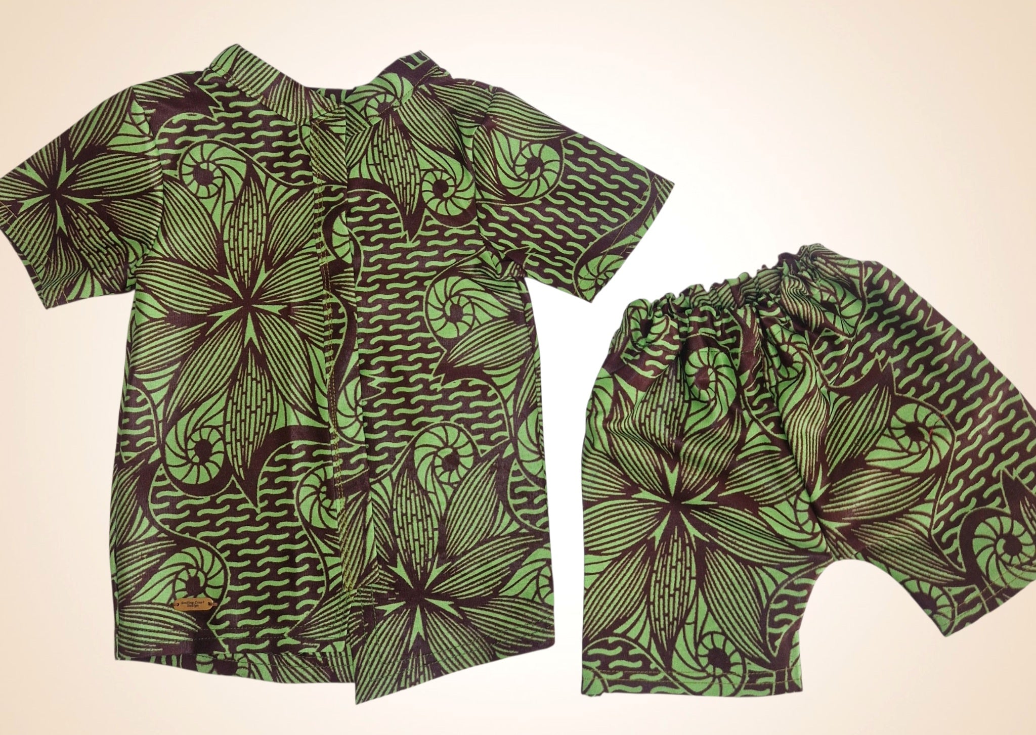 African Waxprint Baby Boy set (449 kr)