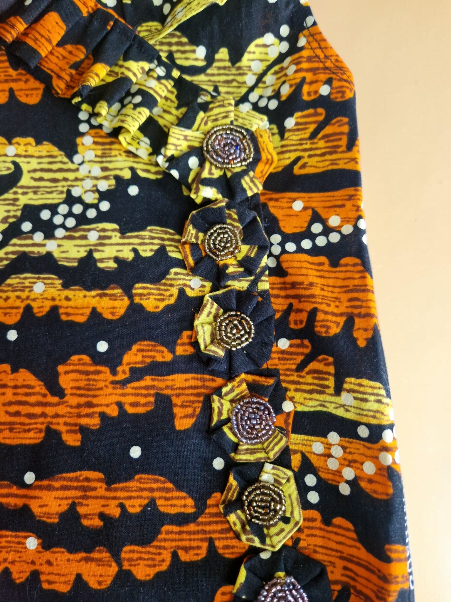 African Baby Dress with Matching Floral Headband | 2–4 Months(429kr)
