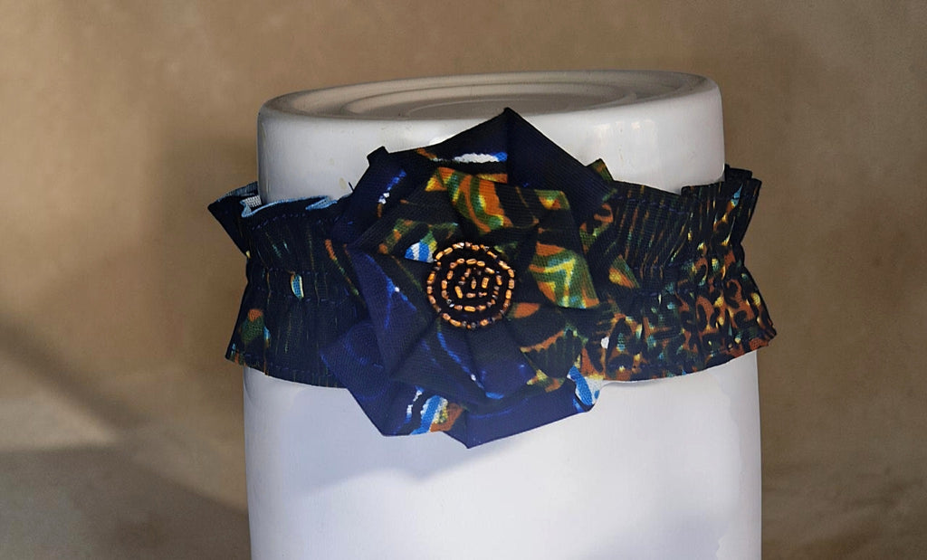African waxprint Baby Dress and Headband  (349 kr)