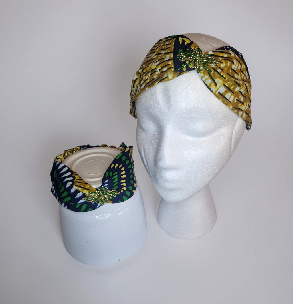Mommy & Baby- African Waxprint Headband Set(329 kr)