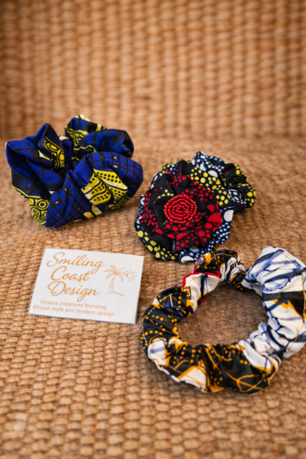 African Waxprint Scrunchie Set (3-Pack) (199kr)