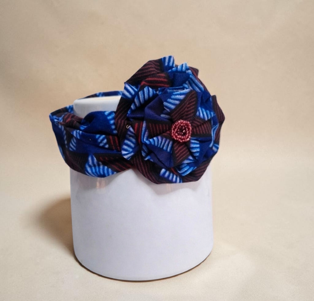 African waxprint Pearl Baby Dress & Headband Set(399 kr)