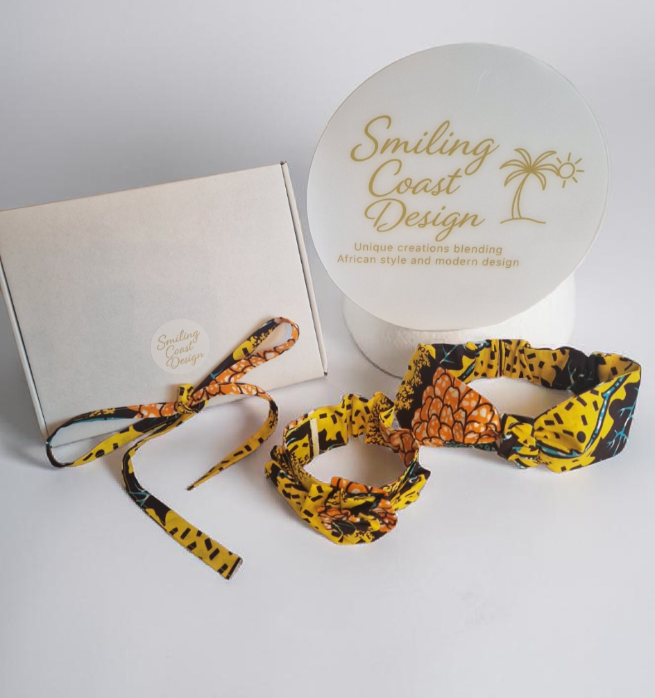 Mommy & Baby- African Waxprint Headband Set (299 kr)