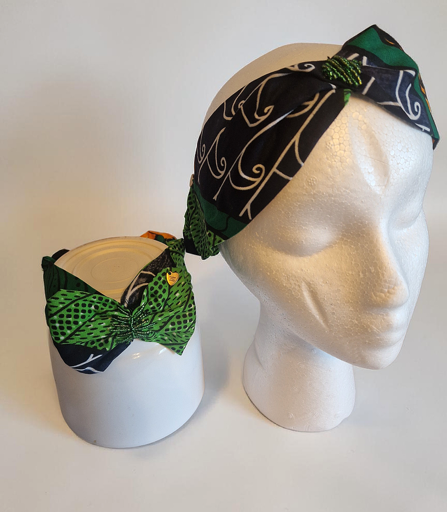 Mommy & Baby African waxprint - Headband Set (329 kr)