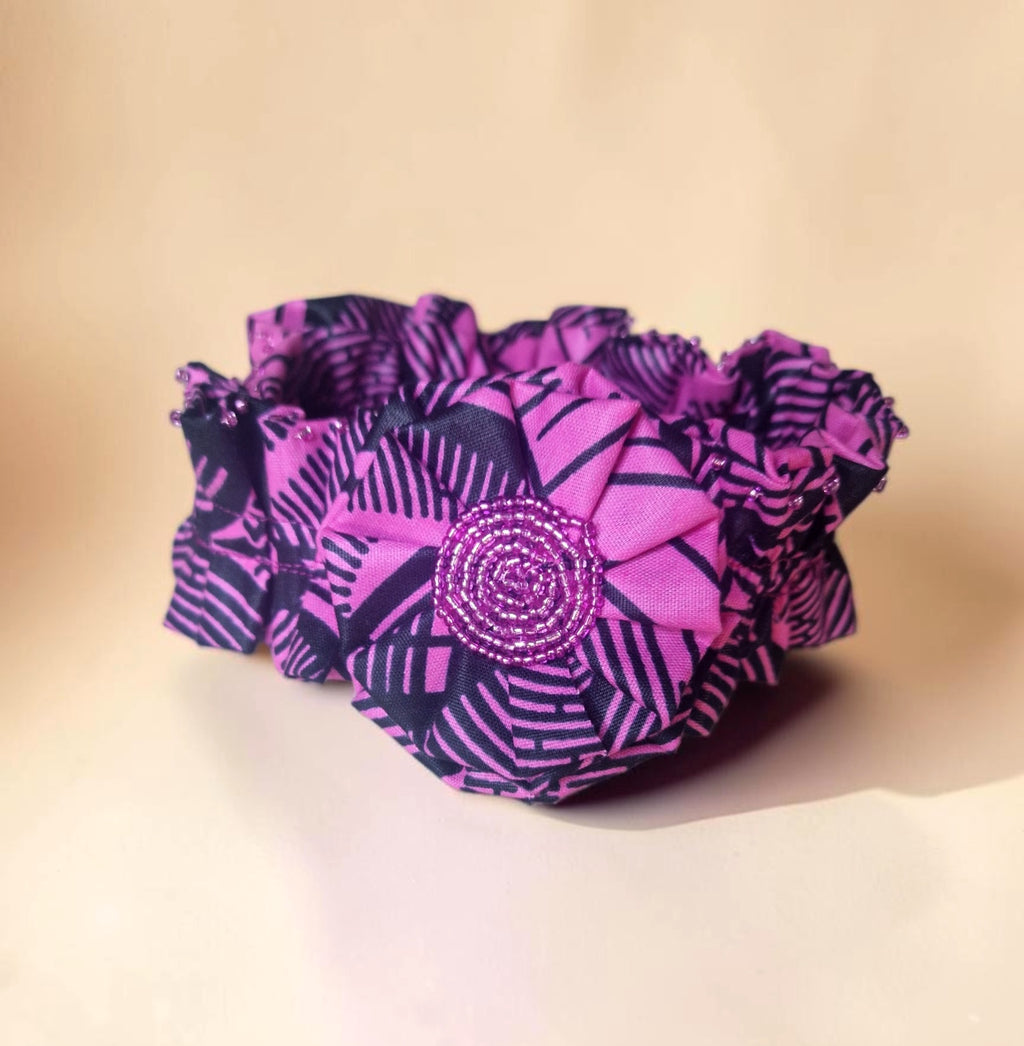 Hot Pink African Print Baby Dress with Matching Headband | 12–18 Months(549 kr)