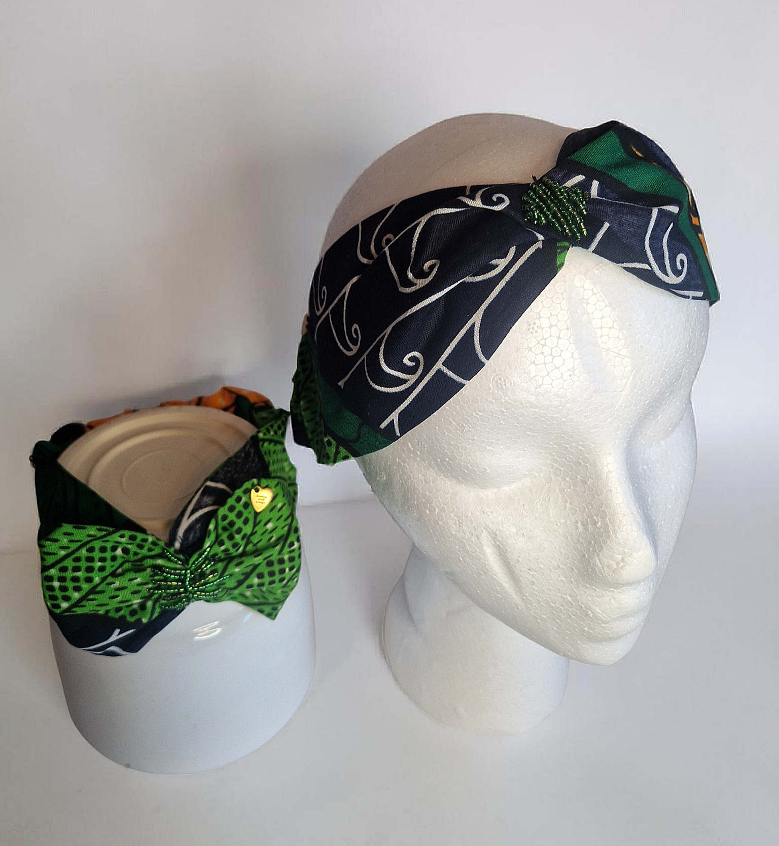 Mommy & Baby African waxprint - Headband Set (329 kr)