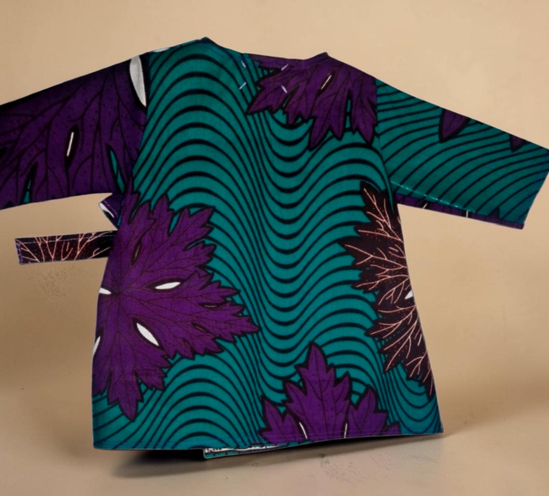 African Waxprint Baby Dress & Headband Set (399 kr)