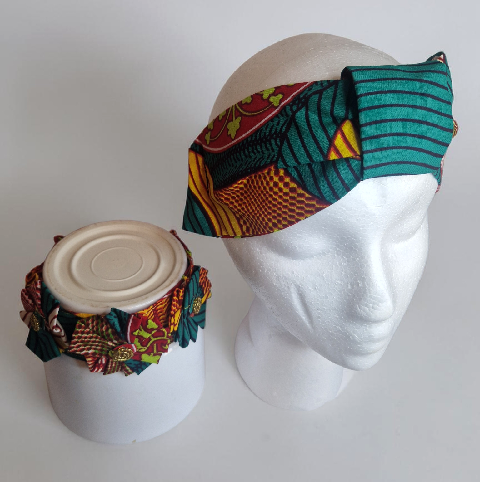 Mommy & Baby -African Waxprint Headband Set (329 kr)
