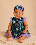 African Waxprint Baby Girl Dress & Headband(449 kr)
