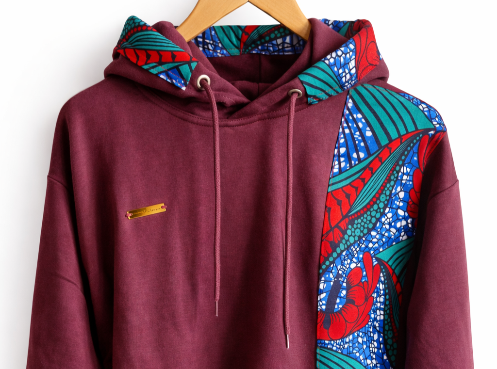 African Waxprint Hoodie Size M (895 kr)