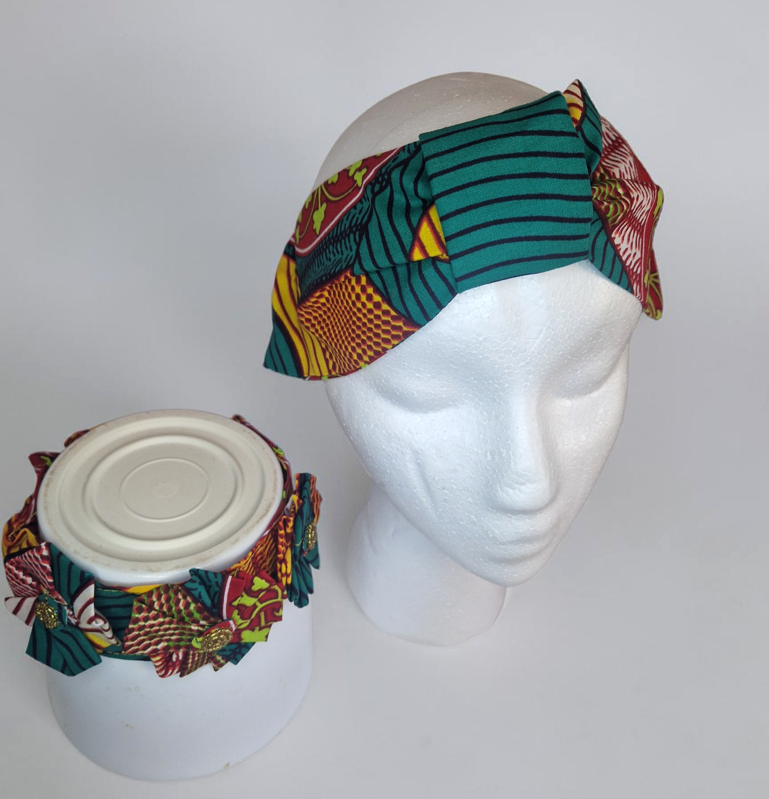 Mommy & Baby -African Waxprint Headband Set (329 kr)