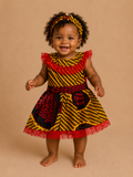 African waxprint baby dress/ Size 12-18 Months(499 kr)