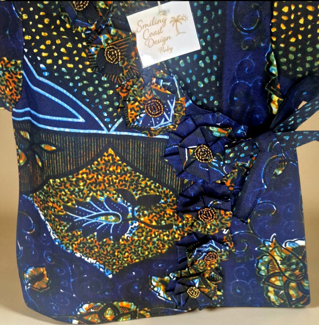 African waxprint Baby Dress and Headband  (349 kr)