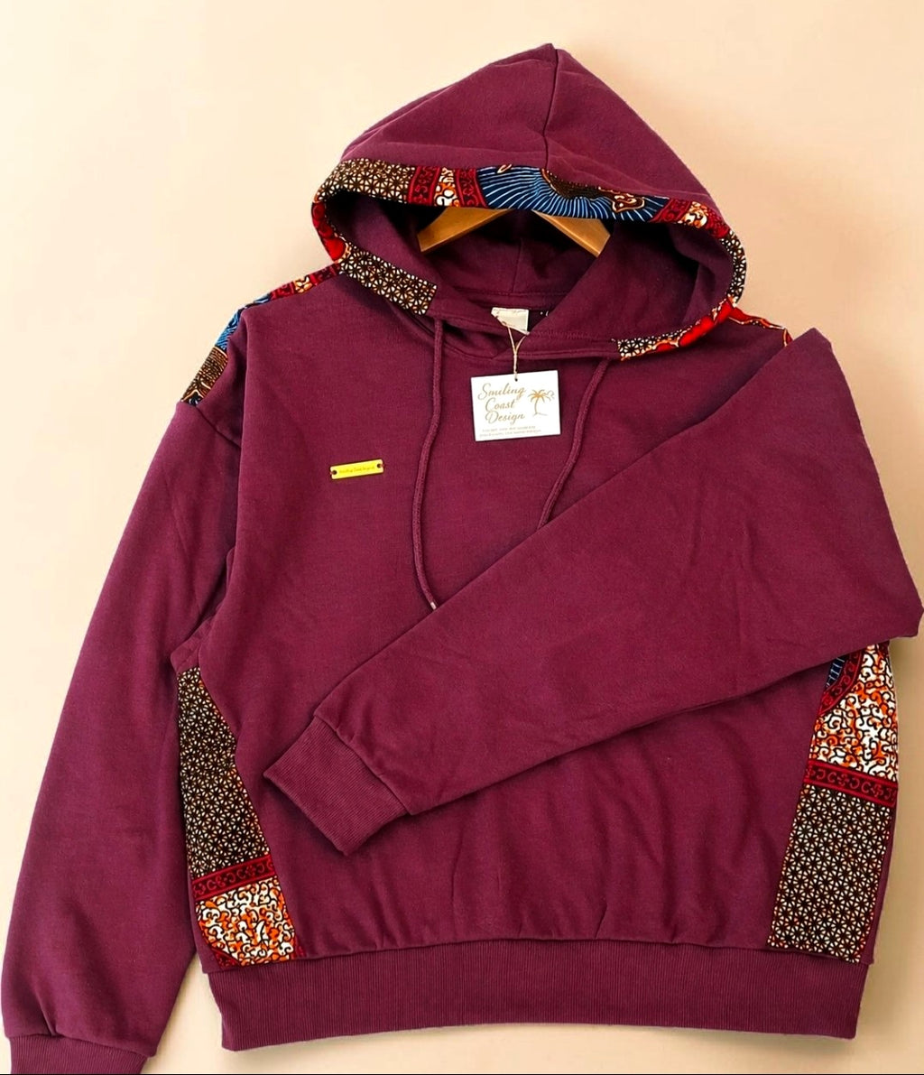 African Waxprint Hoodie Size S (895 kr)