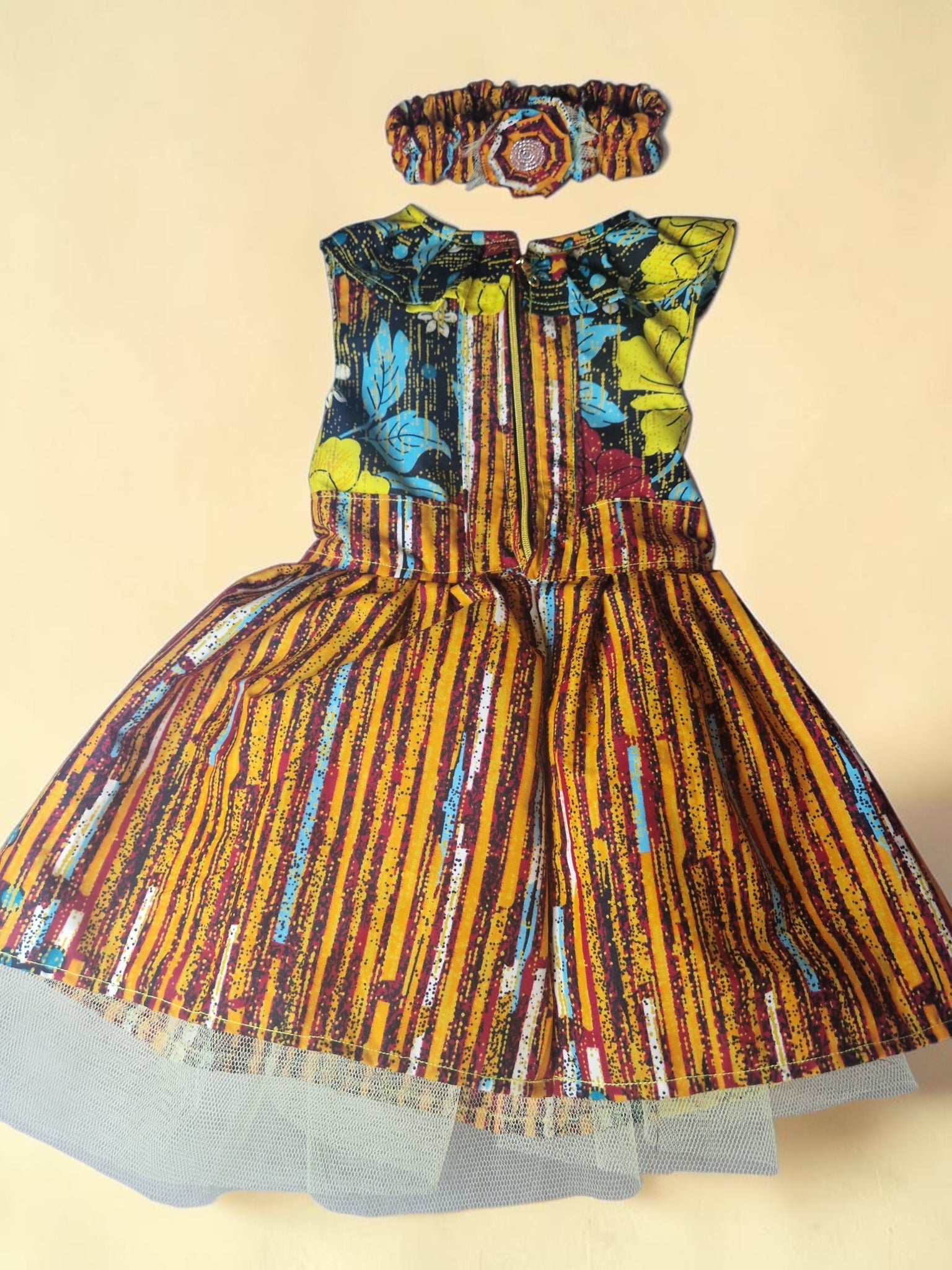 African Baby Dress with Matching Headband | 12–18 Months(549 kr)