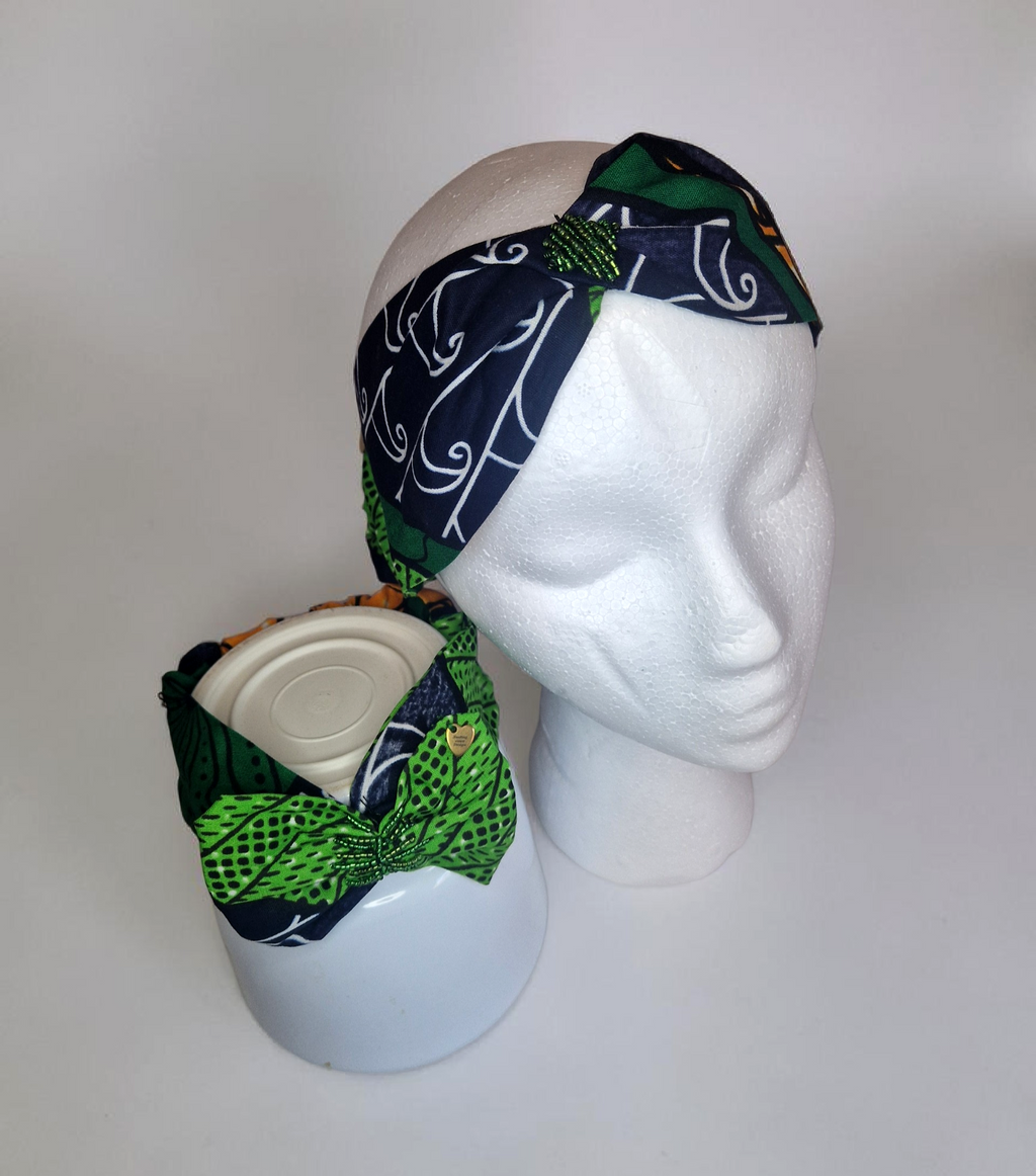 Mommy & Baby African waxprint - Headband Set (329 kr)