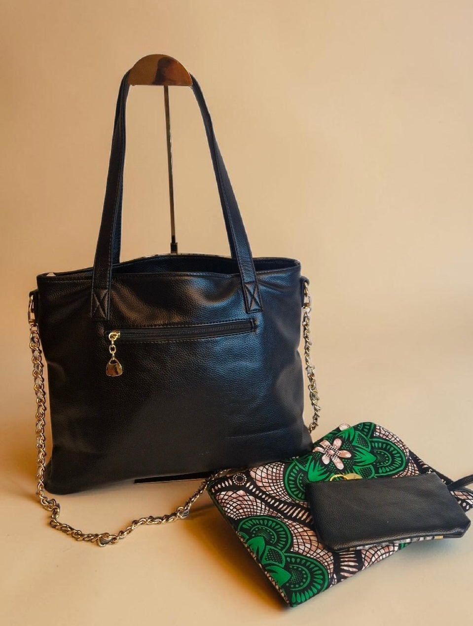 Luxury Animal Print Tote Bag Set with Wallet (995 kr)