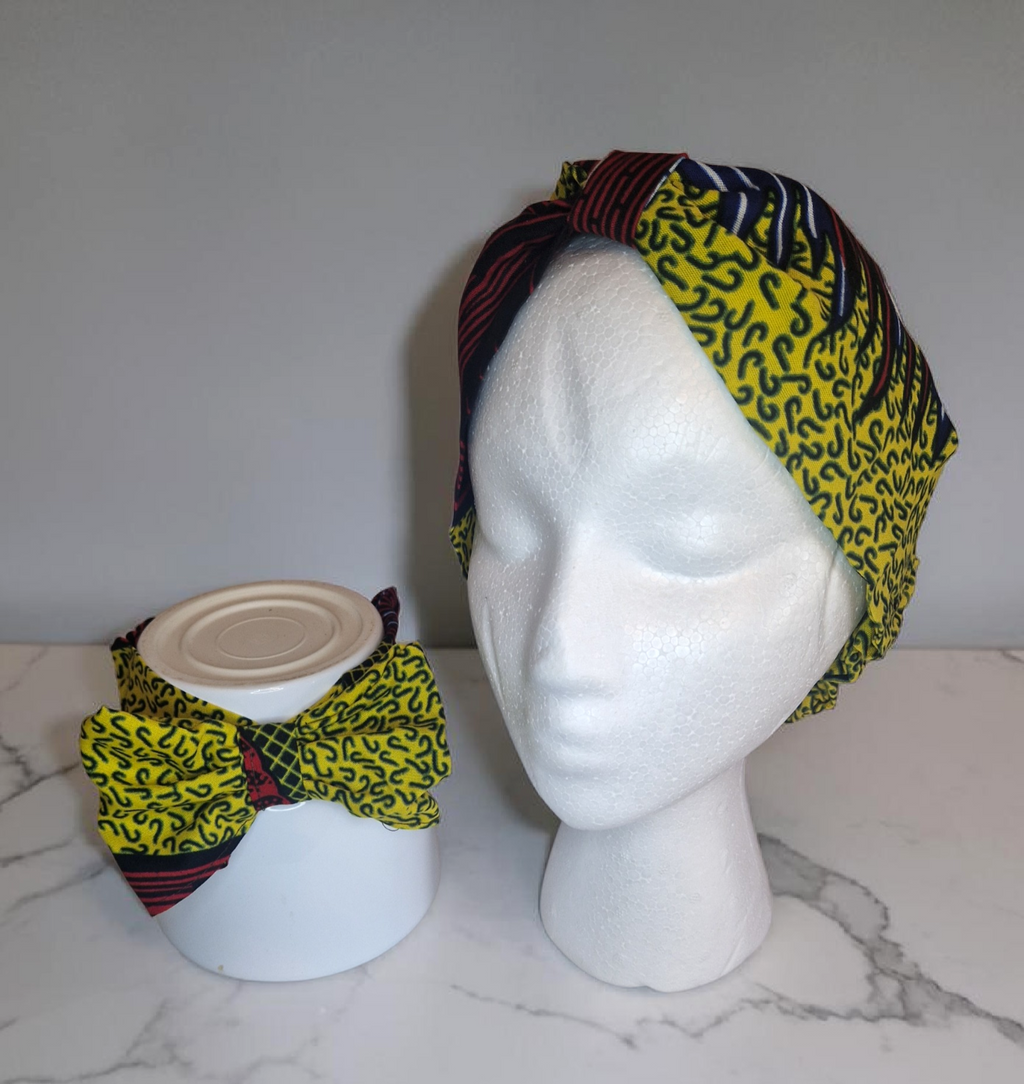 Mommy & Baby African Wax Print Headband Set (319 kr)