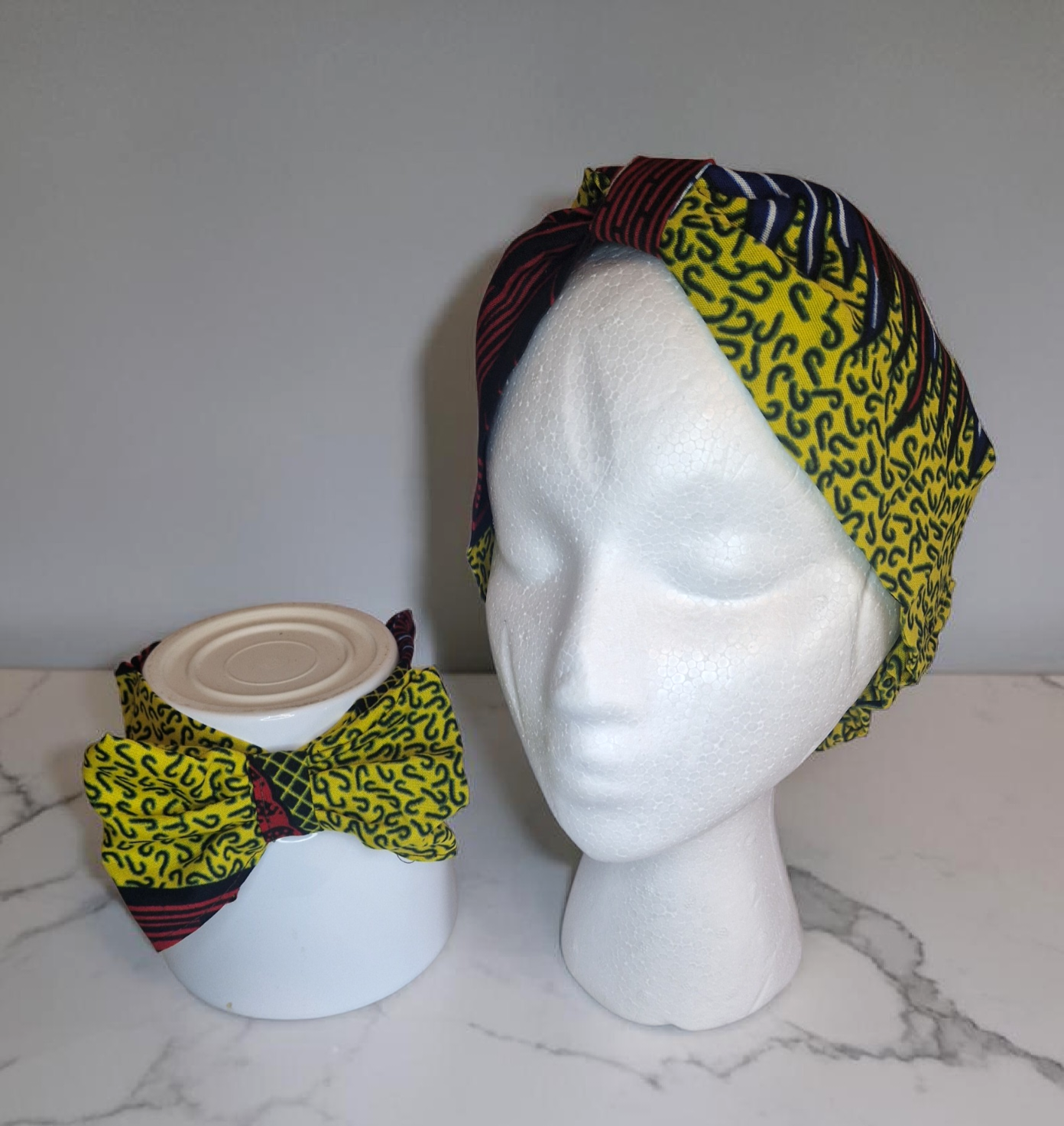 Mommy & Baby African Wax Print Headband Set (319 kr)