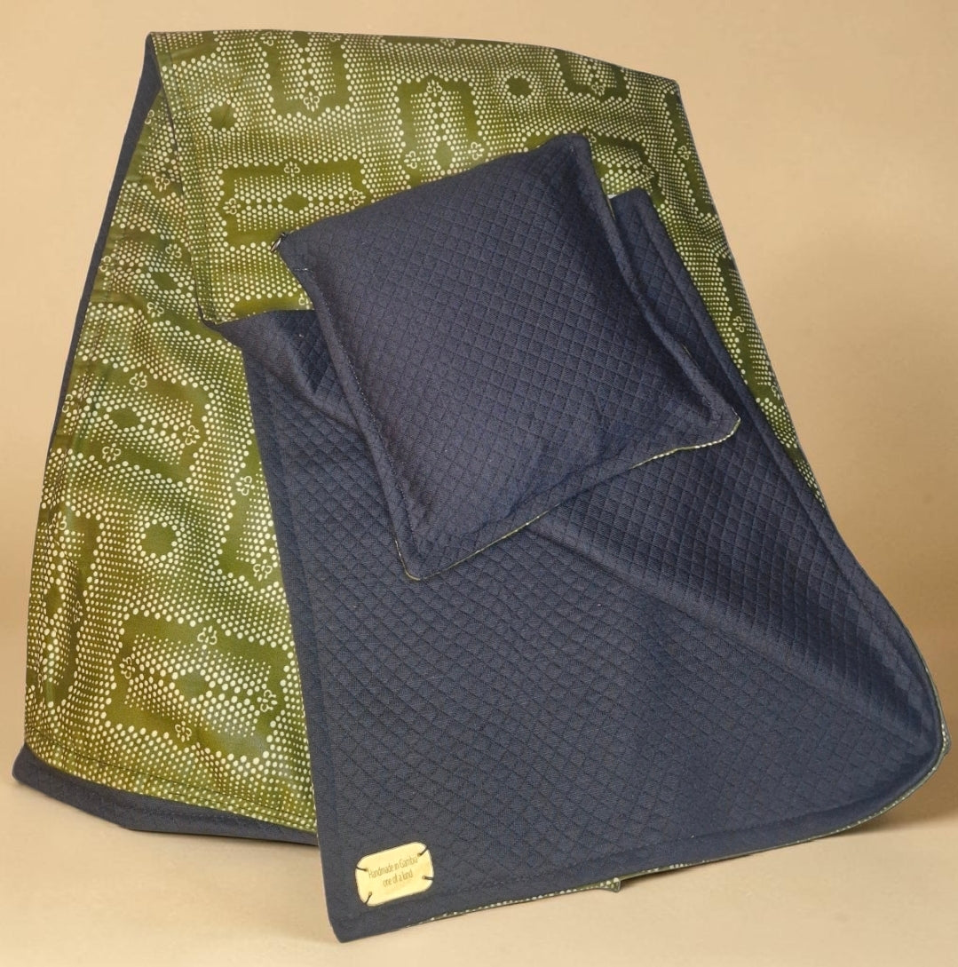 African waxprint/ Baby stroller Set (399 kr)