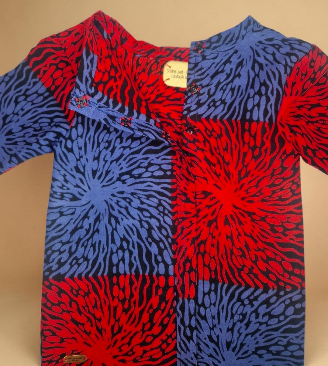 African waxprint Baby Boy Set (449kr)
