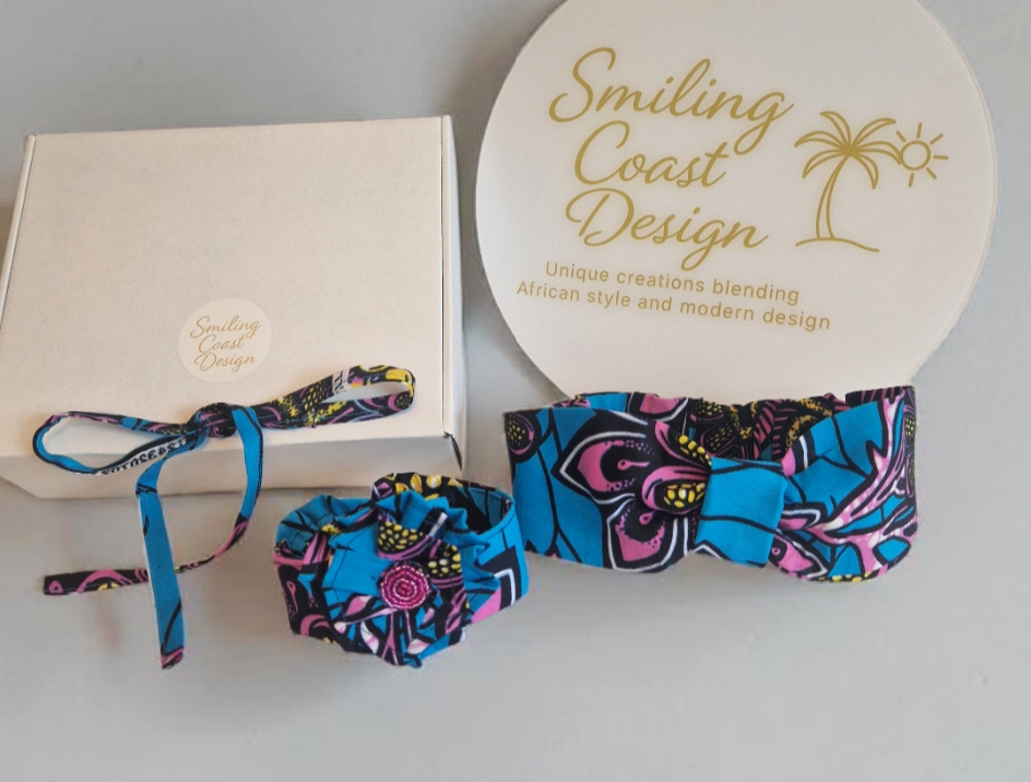 Mommy & Baby- African Wax Print Headband Set (329 kr)