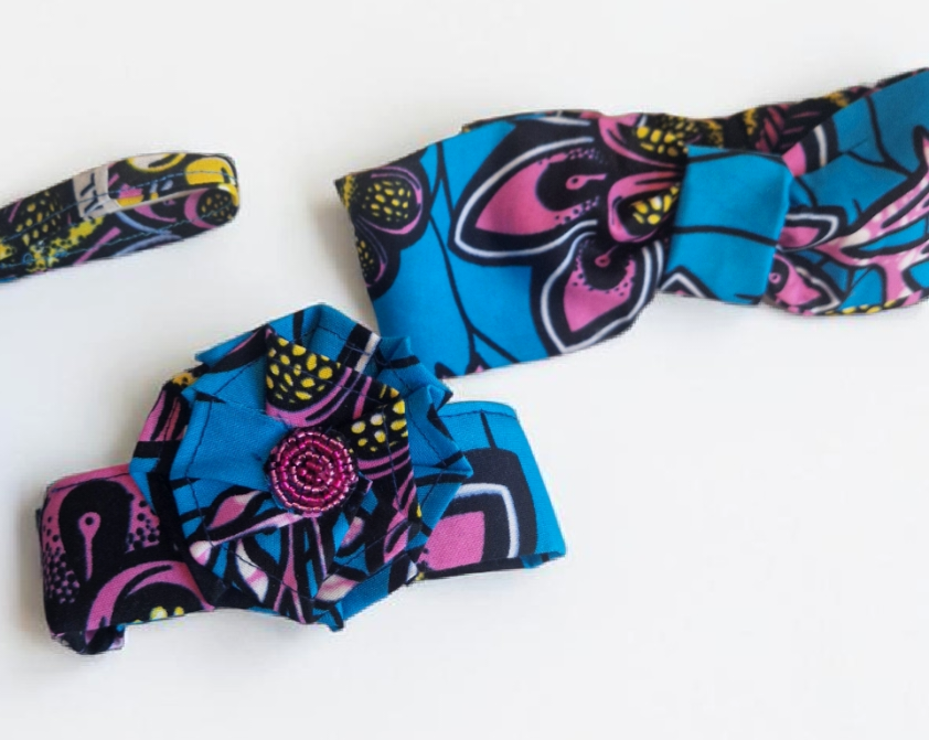 Mommy & Baby- African Wax Print Headband Set (329 kr)